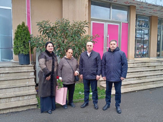 Şəhid ailələri ziyarət olunub