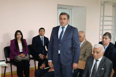 Vətəndaşlarla növbəti səyyar qəbul  rayonun Sərdahar kəndində keçirilib