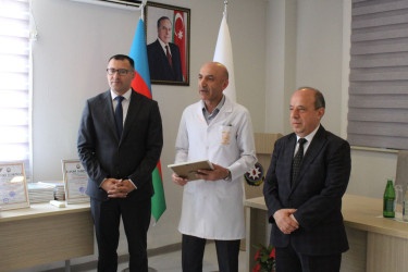 İsmayıllı Rayon Mərkəzi Xəstəxanasında “17 iyun Tibb İşçilərinin Peşə Bayramı Günü” münasibətilə tədbir təşkil olunub