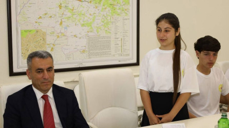 Respublika çempionları ilə görüş keçirildi