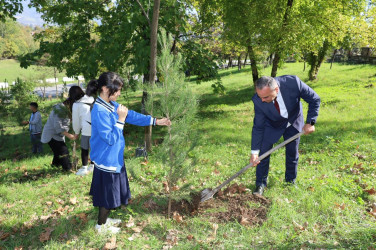 İsmayıllıda “Müstəqilliyimiz əbədidir” adlı aksiya və Uşaq Səfirləri Məclisinin görüşü keçirilib
