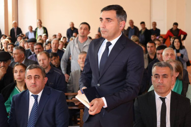 Vətəndaşlarla növbəti səyyar qəbul İvanovka kəndində keçirilib