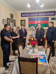 İsmayıllı rayonunda “Anım Günü” ilə əlaqədar olaraq şəhid ailələri ziyarət olunub