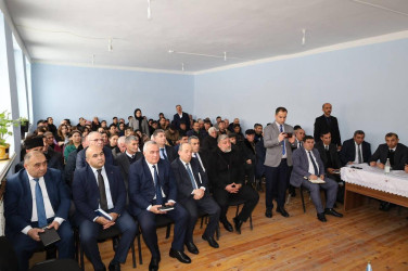 Vətəndaşlarla növbəti səyyar qəbul Talıstan kəndində keçirilib