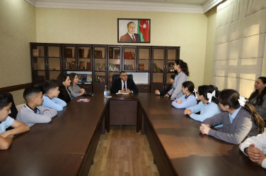 İsmayıllıda “Müstəqilliyimiz əbədidir” adlı aksiya və Uşaq Səfirləri Məclisinin görüşü keçirilib