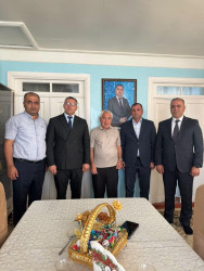 İsmayıllı rayonunda “Anım Günü” ilə əlaqədar olaraq şəhid ailələri ziyarət olunub