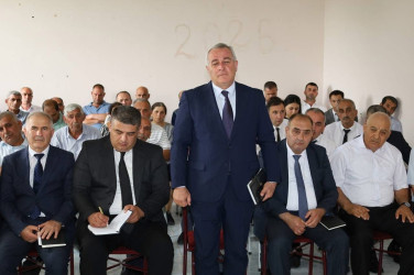 Vətəndaşlarla növbəti səyyar qəbul Xəlilli kəndində keçirilib