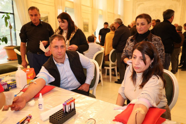 İsmayıllıda qanvermə aksiyası keçirilib