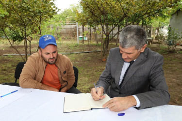 Vətəndaşlarla növbəti səyyar qəbul  rayonun Enişdibi kəndində keçirilib
