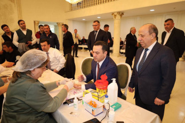 İsmayıllıda keçirilən qanvermə aksiyası humanitar dəyərlərin və həmrəyliyin bariz nümunəsinə çevrildi
