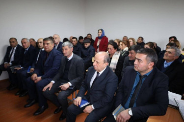 Vətəndaşlarla növbəti səyyar qəbul Ruşan kəndində keçirilib