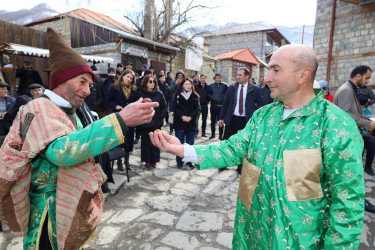 Lahıc qəsəbəsində Yel çərşənbəsi böyük coşquyla qeyd olunub