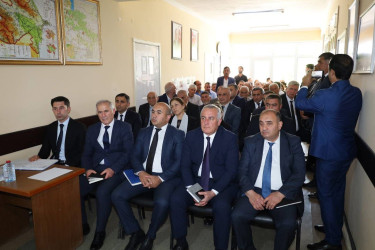 Vətəndaşlarla növbəti səyyar qəbul Kürdeldarbəyli kəndində keçirilib
