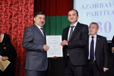 İsmayıllıda Yeni Azərbaycan Partiyasının yaradılmasının 30 illiyinə həsr edilmiş konfrans keçirilib