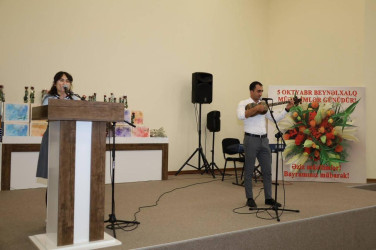 İsmayıllıda 5 Oktyabr – Beynəlxalq Müəllimlər Gününə həsr olunmuş tədbir keçirilib