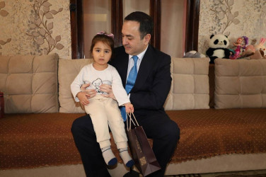 Şəhid ailələri ziyarət olunub