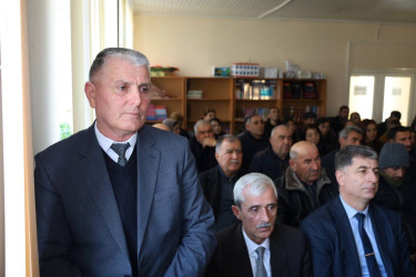 Vətəndaşlarla növbəti səyyar qəbul Cülyan kəndində keçirilib