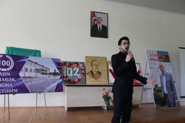 Şəhid Zaman Qarayevin adını daşıyan Qalınçaq kənd tam orta məktəbinin 100 illik yubileyi keçirilib