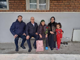 Şəhid ailələri ziyarət olunub