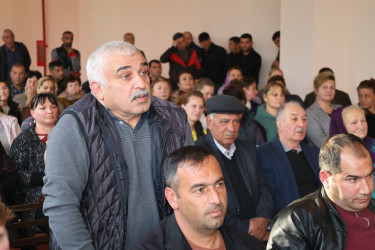 Vətəndaşlarla növbəti səyyar qəbul İvanovka kəndində keçirilib