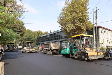 İsmayıllıda yol infrastrukturu yenilənir