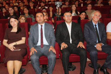 “18 sentyabr -Milli Musiqi Günü” nə həsr olunmuş “ Dahi bəstəkar Üzeyir Hacıbəyli- 141” adlı tədbir keçirilib.