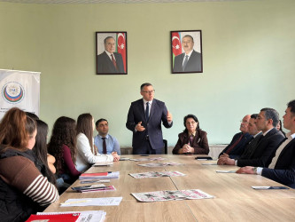İsmayıllıda "İnsan alverinə qarşı mübarizə" mövzusunda maarifləndirici tədbir keçirilib