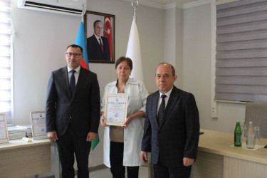 İsmayıllı Rayon Mərkəzi Xəstəxanasında “17 iyun Tibb İşçilərinin Peşə Bayramı Günü” münasibətilə tədbir təşkil olunub