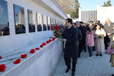 İsmayıllı rayonunda 8 Noyabr-Zəfər Günü münasibətilə ümumrayon tədbiri keçirilib