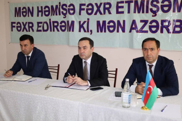 Vətəndaşlarla növbəti səyyar qəbul Xəlilli kəndində keçirilib
