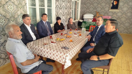 İsmayıllı rayonunda “Anım Günü” ilə əlaqədar olaraq şəhid ailələri ziyarət olunub