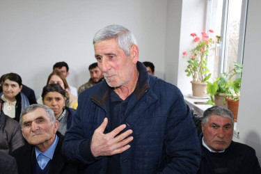 Vətəndaşlarla növbəti səyyar qəbul Ruşan kəndində keçirilib