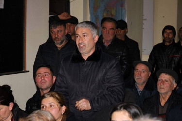 Vətəndaşlarla növbəti səyyar qəbul Xankəndi kəndində keçirilib