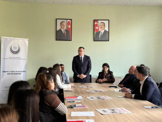 İsmayıllıda "İnsan alverinə qarşı mübarizə" mövzusunda maarifləndirici tədbir keçirilib