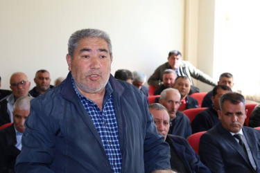 Vətəndaşlarla növbəti səyyar qəbul Soltankənd kəndində keçirilib