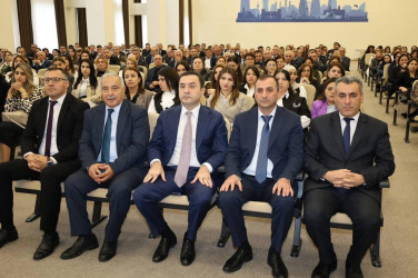 İsmayıllıda 5 Oktyabr – Beynəlxalq Müəllimlər Gününə həsr olunmuş tədbir keçirilib