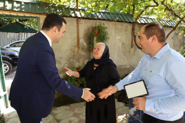 İsmayıllı rayonunda “Anım Günü” ilə əlaqədar olaraq şəhid ailələri ziyarət olunub