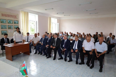 Vətəndaşlarla növbəti səyyar qəbul Xəlilli kəndində keçirilib