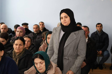 Vətəndaşlarla növbəti səyyar qəbul Talıstan kəndində keçirilib