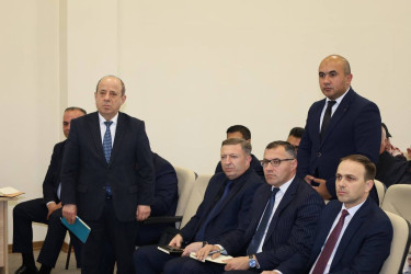 Vətəndaşlarla növbəti səyyar qəbul  İsmayıllı şəhər 4 saylə tam orta məktəbdə keçirilib