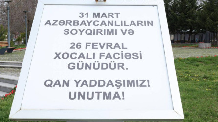 İsmayıllıda 31 Mart – Azərbaycanlıların Soyqırımı qurbanlarının xatirəsi dərin ehtiramla yad edilib