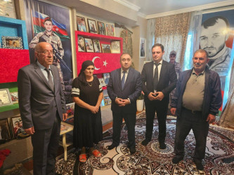 İsmayıllı rayonunda “Anım Günü” ilə əlaqədar olaraq şəhid ailələri ziyarət olunub