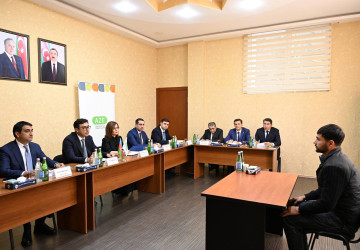 Azərbaycan Respublikasının gənclər və idman naziri Fərid Qayıbov İsmayıllıda Ağsu və İsmayıllı rayon sakinlərini qəbul edib