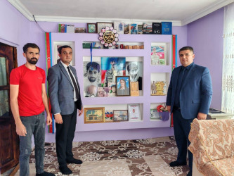 İsmayıllı rayonunda “Anım Günü” ilə əlaqədar olaraq şəhid ailələri ziyarət olunub