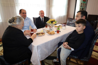 İsmayıllı rayonunda “Anım Günü” ilə əlaqədar olaraq şəhid ailələri ziyarət olunub