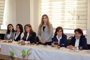 İsmayıllı şəhər 6 saylı tam orta məktəbinin kollektivi ilə görüş keçirilib