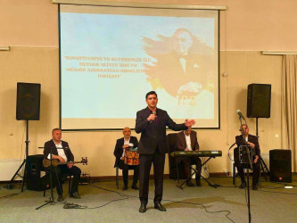 "Konstitusiya və Suverenlik İli: Heydər Əliyev irsi və müasir Azərbaycan gəncliyinin inkişafı" mövzusunda konfrans  keçirilib