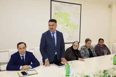 Xocalı soyqırımının 34-cü ildönümü ilə əlaqədar İsmayıllı rayonunda məskunlaşmış Xocalı sakinləri ilə görüş keçirilib