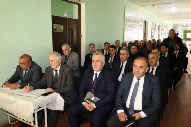 Vətəndaşlarla növbəti səyyar qəbul Qalagah kəndində keçirilib