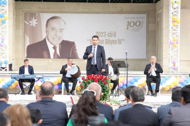 İsmayıllıda Ulu Öndər Heydər Əliyevin anadan olmasının 100 illiyinə həsr olunmuş konsert proqramı təşkil edilib